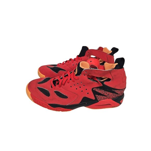 Nike Men's Air Tech Challenge Hrche 630957-600 Basketball Shoe Crimson Red 12M - Picture 4 of 7